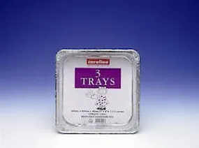 Caroline 2 Large Foil Trays 1014