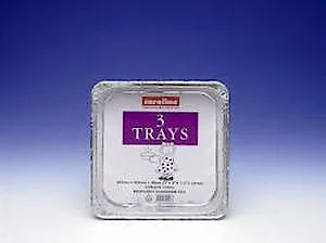 Caroline 2 Large Foil Trays 1014