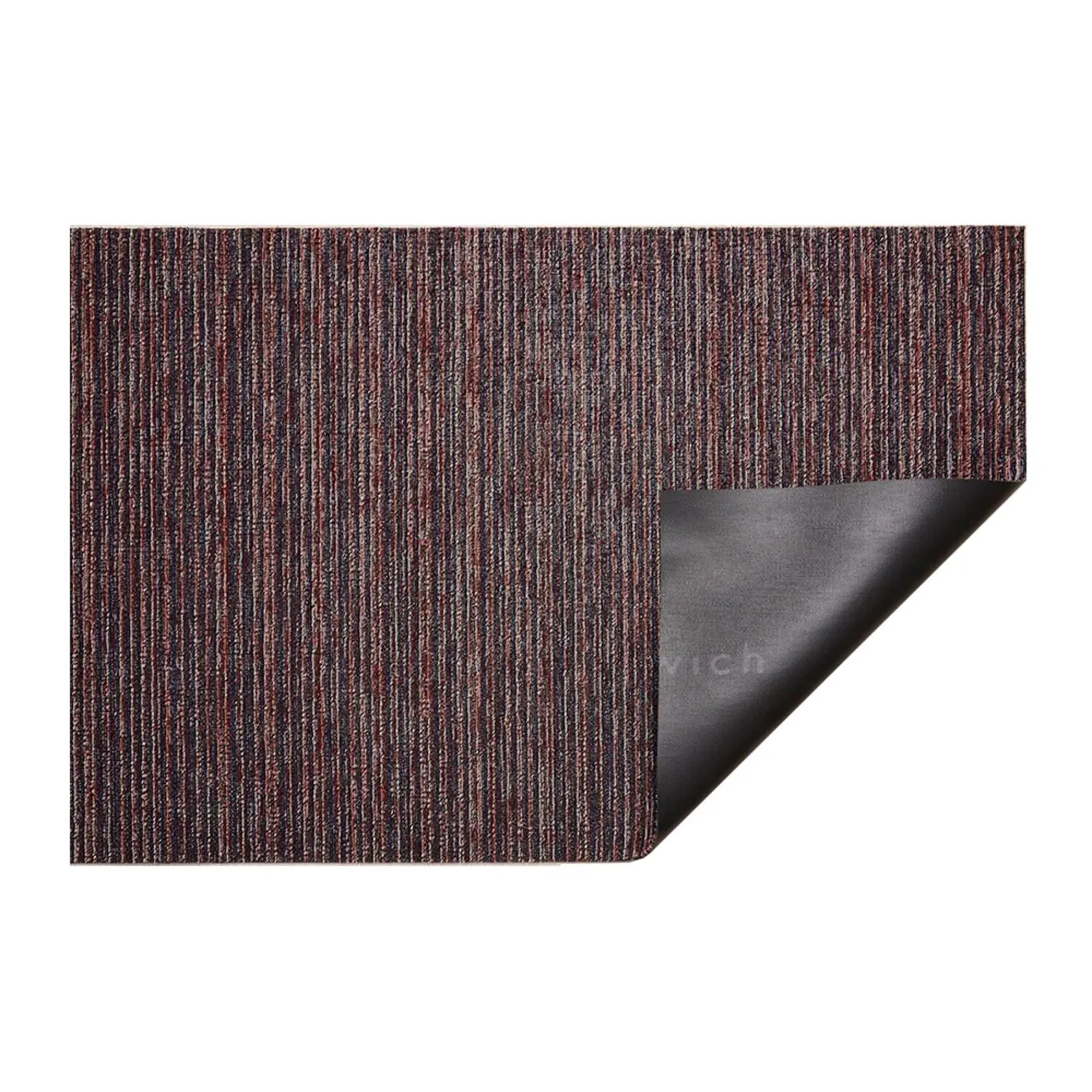 chilewich | doormat 46x71cm (18x28") | skinny stripe mulberry