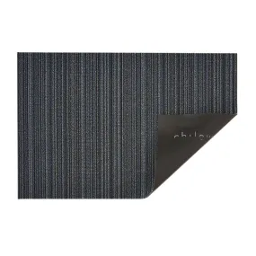 chilewich | large doormat 61x91cm (24x36") | skinny stripe blue