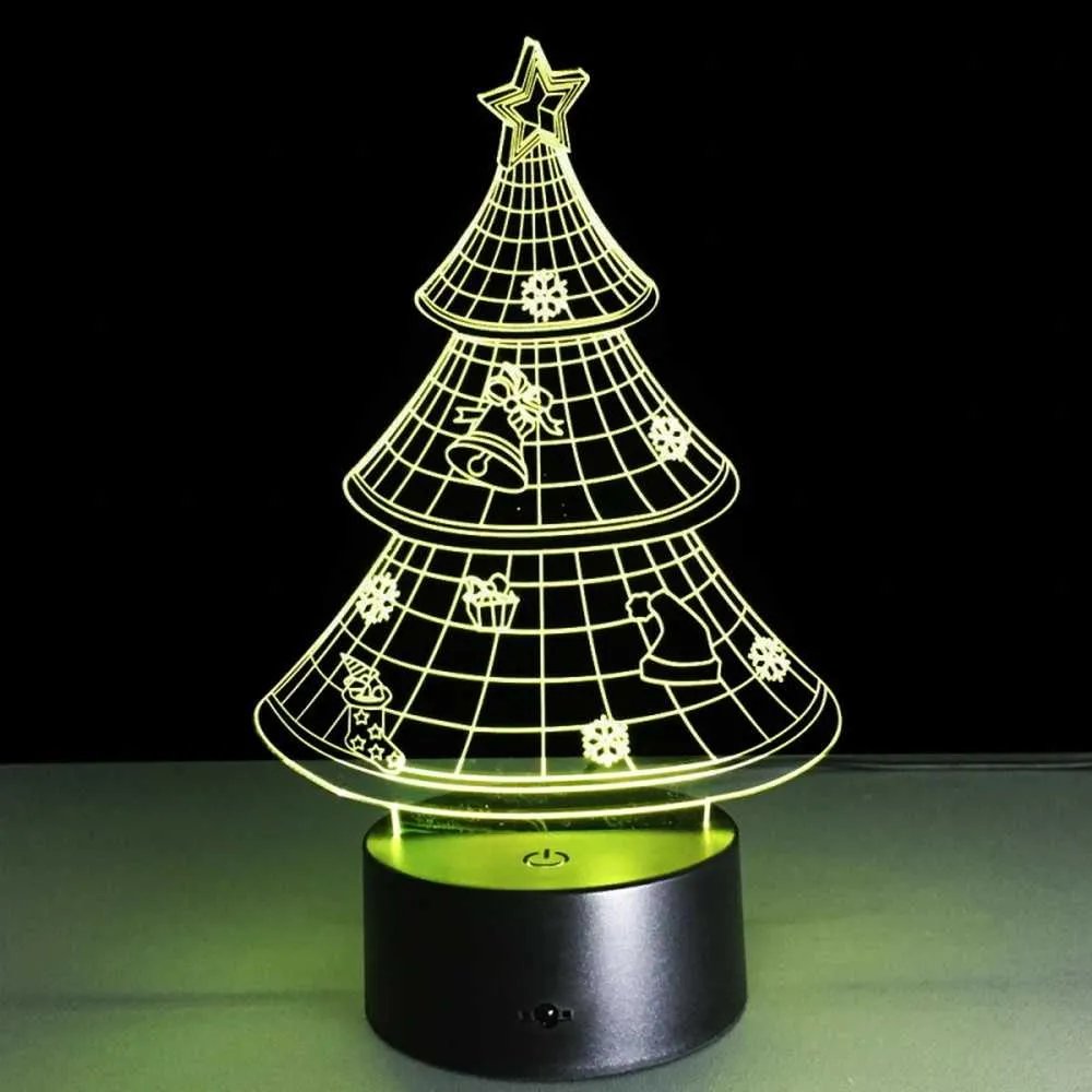 Christmas Tree 3D Illusion Lamp