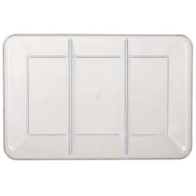 Compartment Tray Clear - Plastic