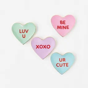 Conversation Heart Trinket Trays