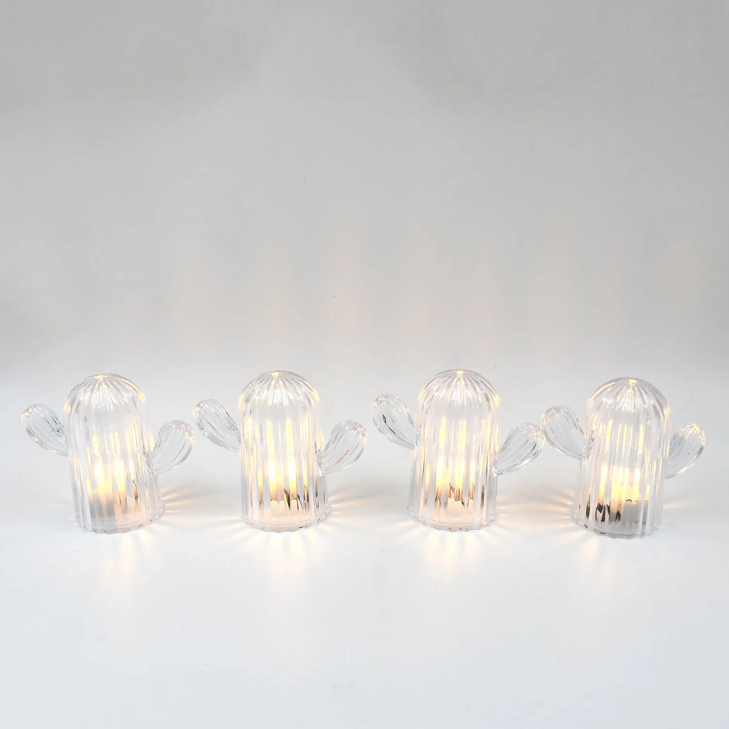 Cute Cactus LED Night Light (Cactus / 4 Pcs Set)