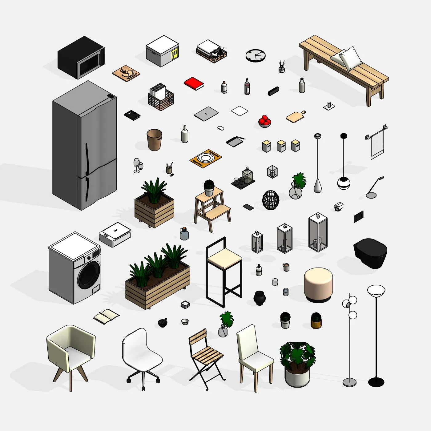 Decor Ideas Revit Families 05 - Basic