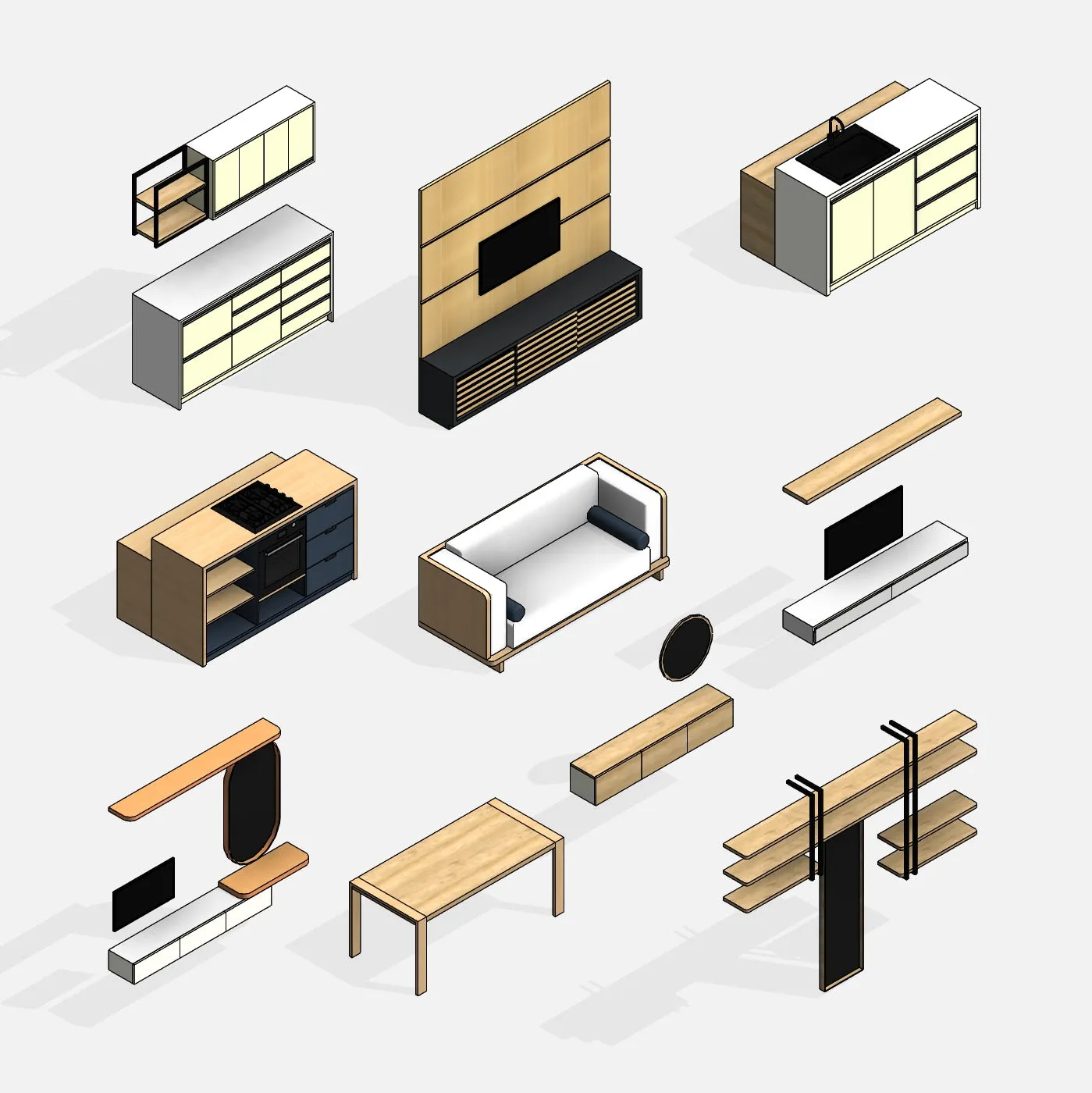 Decor Ideas Revit Families 05 - Basic