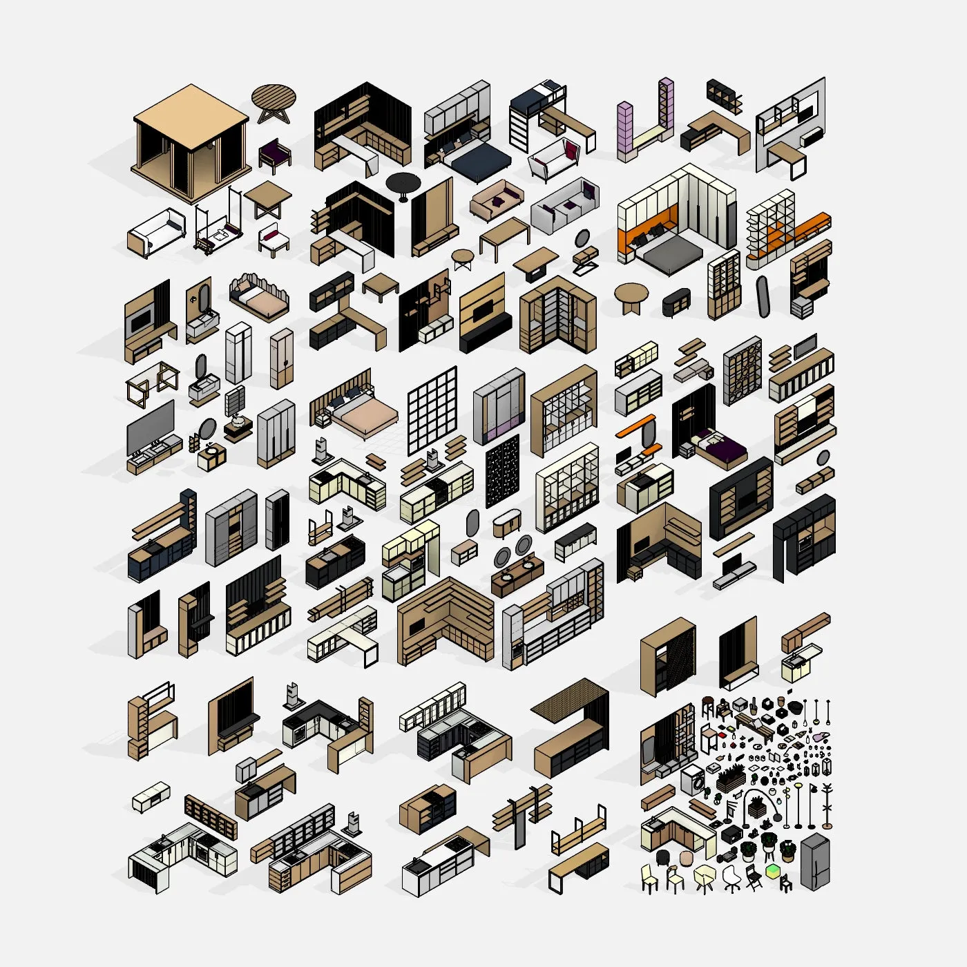 Decor Ideas Revit Families 05 - Pro