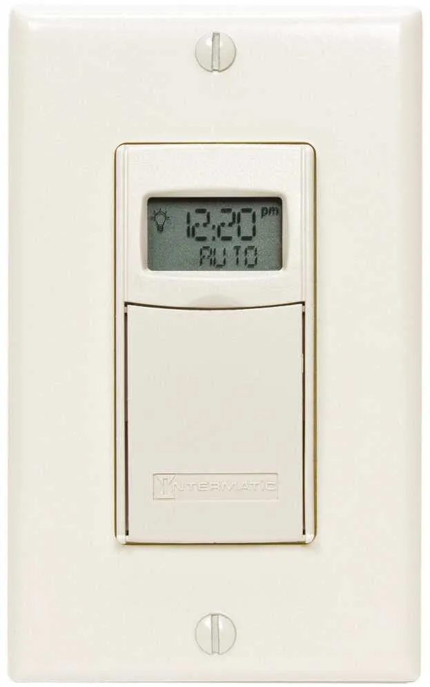 Digital 7 Day Astro Timer 20a 24-277v Almond