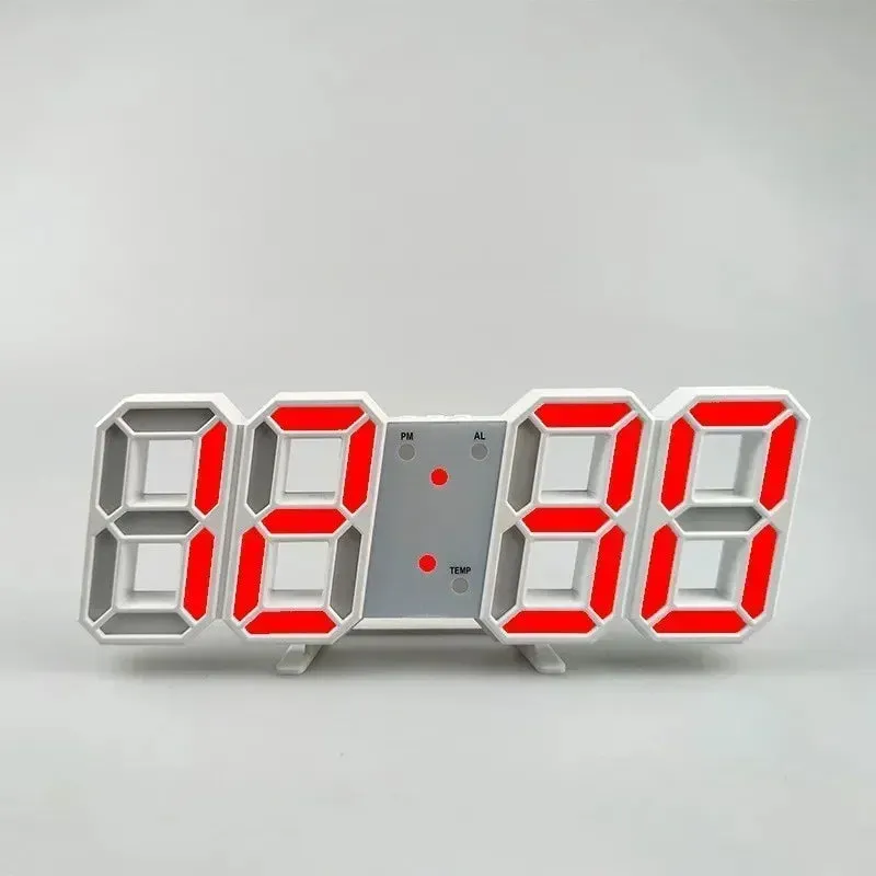 Digital Desk Daily Aesthetic LED Light Alarm Clock