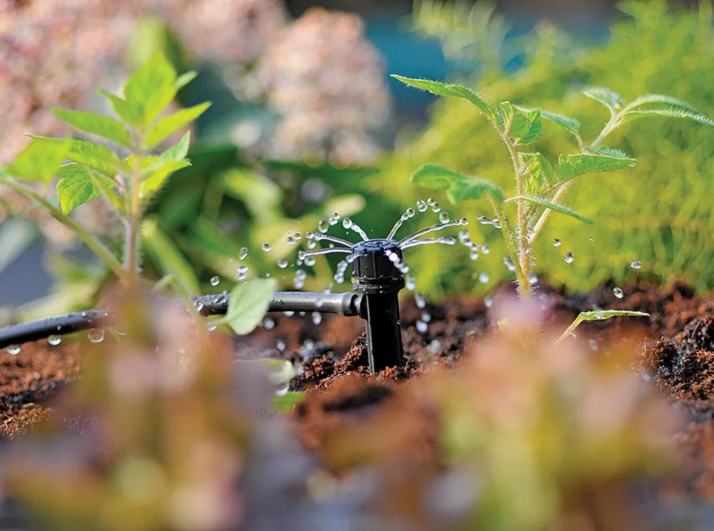 Drip Irrigation System - 100 Adjustable Dripper