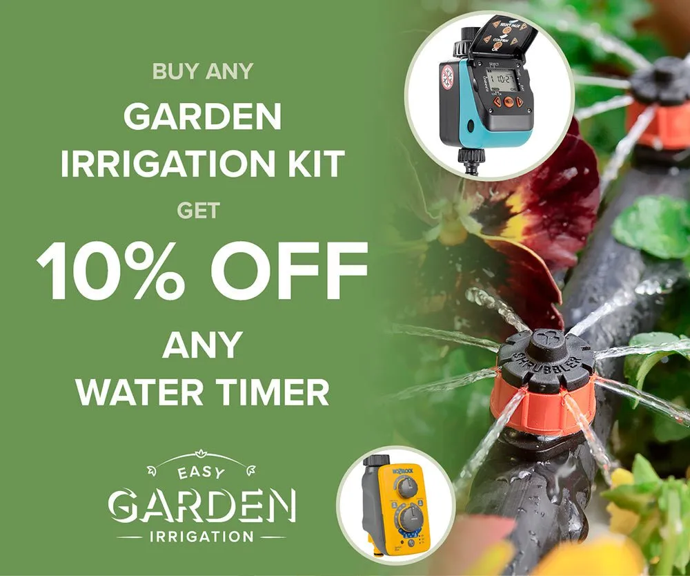 Drip Irrigation System - 100 Adjustable Dripper