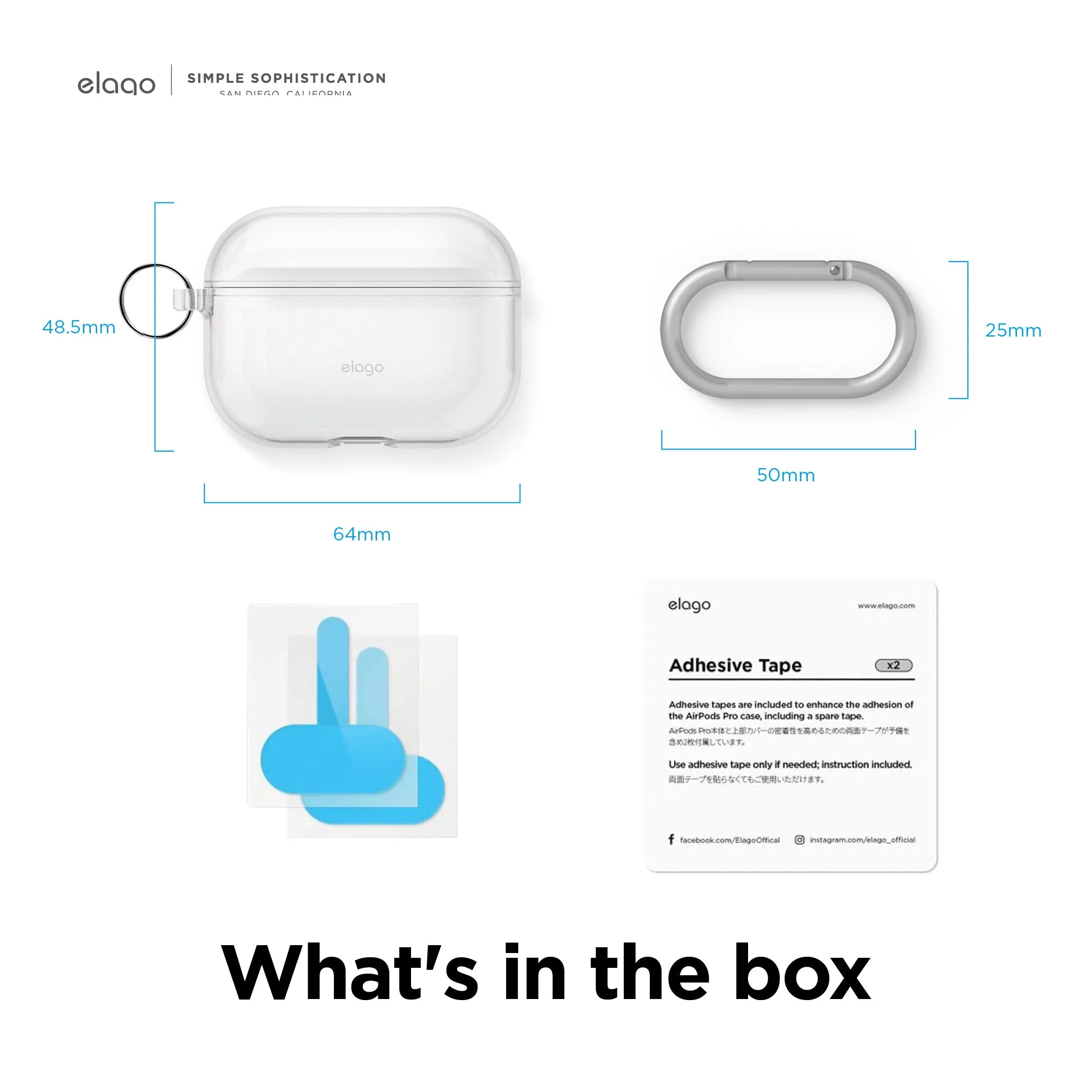 Elago Clear Hang Case AirPods Pro 2