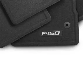 F-150 SUPERCREW 2015-2020 4PC BLACK CARPET FLOOR MAT SET