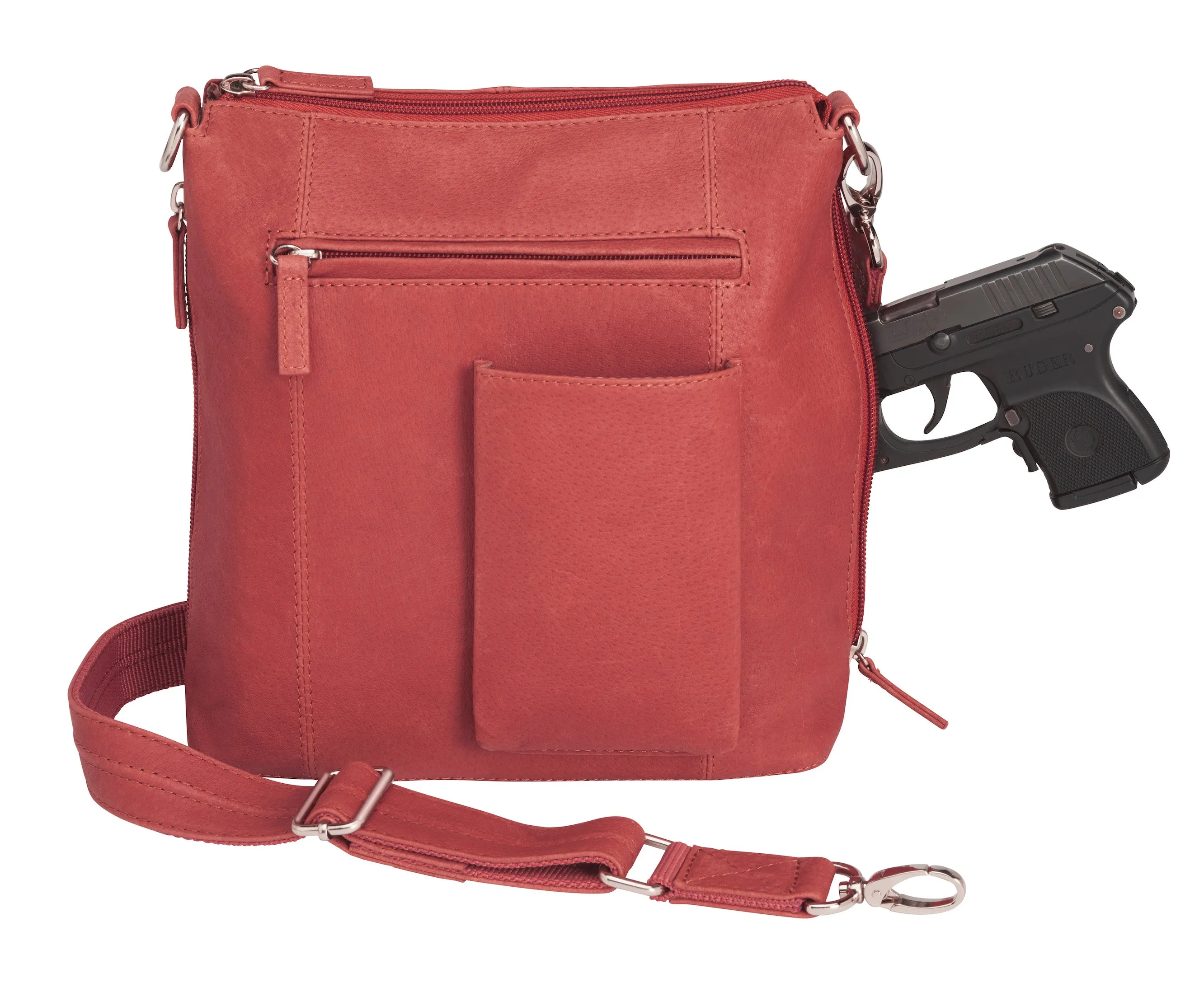 Flat Sac, Tumbled Leather