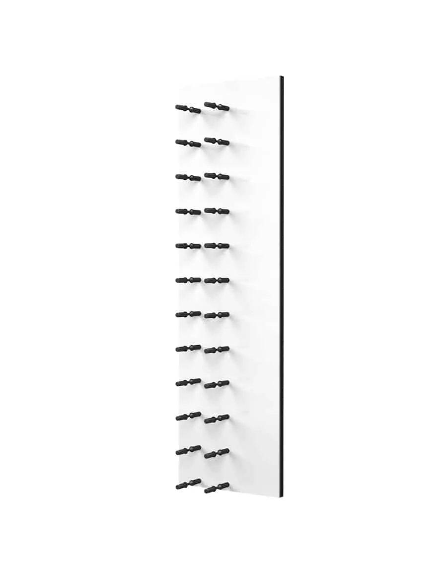 Fusion Wine Wall (Label Forward) - White Acrylic (4 Foot)