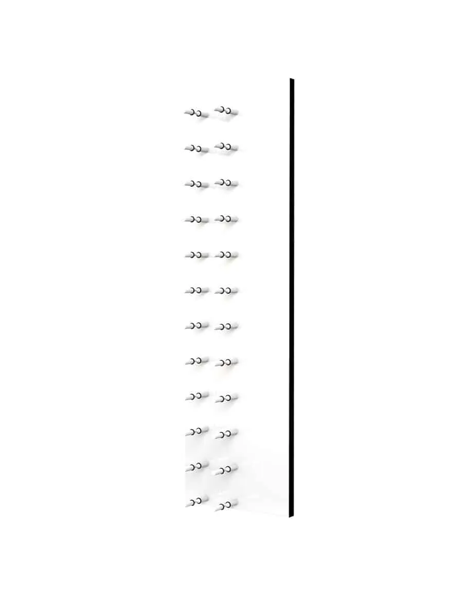 Fusion Wine Wall (Label Forward) - White Acrylic (4 Foot)