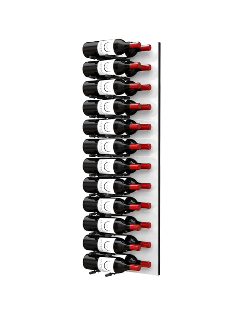 Fusion Wine Wall (Label Forward) - White Acrylic (4 Foot)