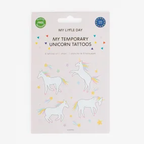 Galactic Unicorn Tattoos (Sheet of 8)