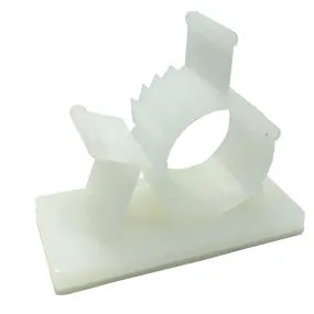 Gardner Bender GKK-1550 Plastic Kwik Clips UVB, Adjustable and Ratcheting, ½ in Dia, 4 Pk., White