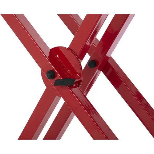 Gator Cases Frameworks Deluxe 2-Tier X-Style Keyboard Stand (Red)