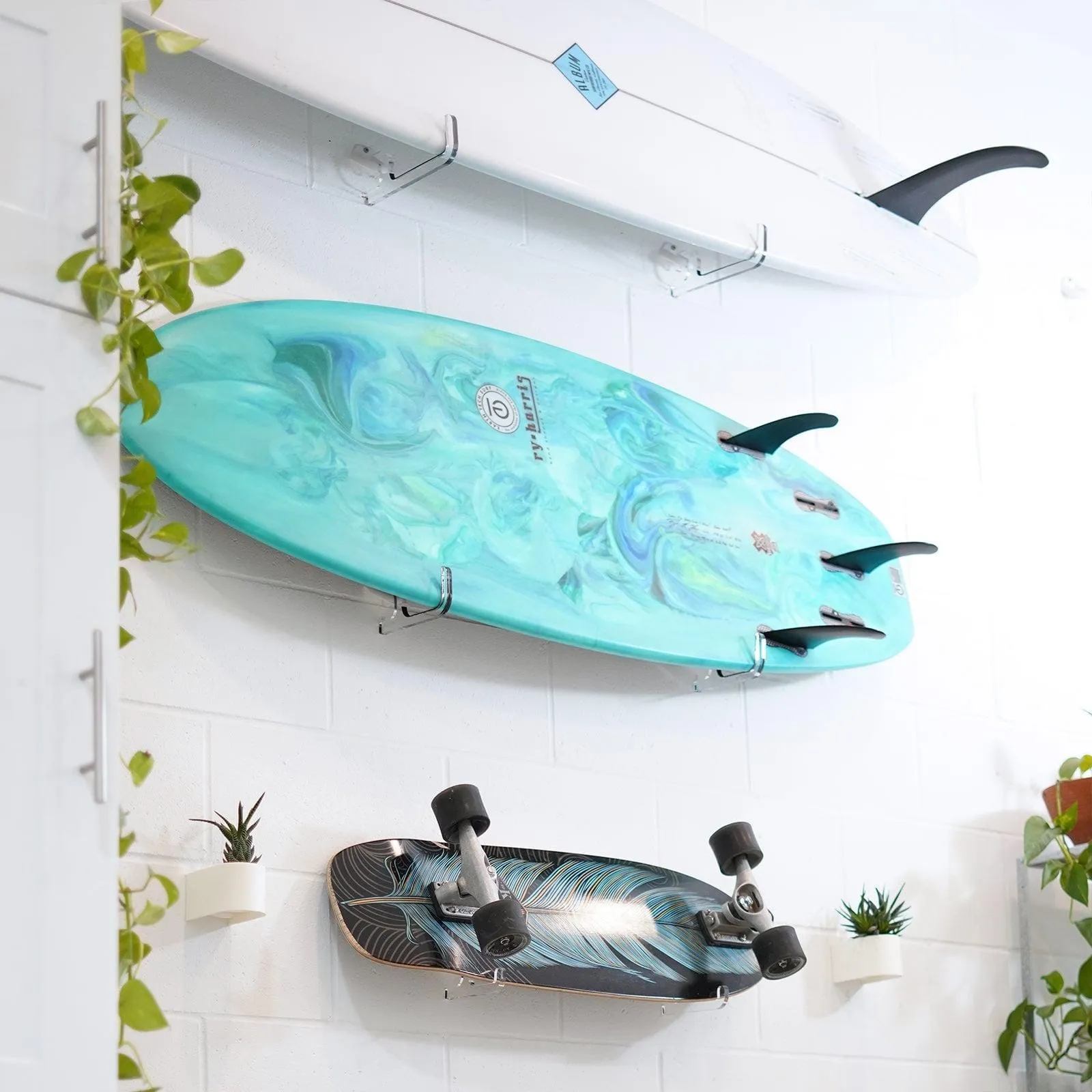Gnarwall Horizontal Hangers - Clear - Small