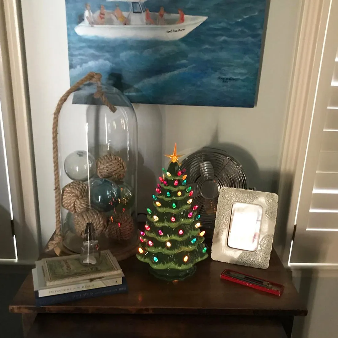 Green Ceramic Christmas Tree - Large
