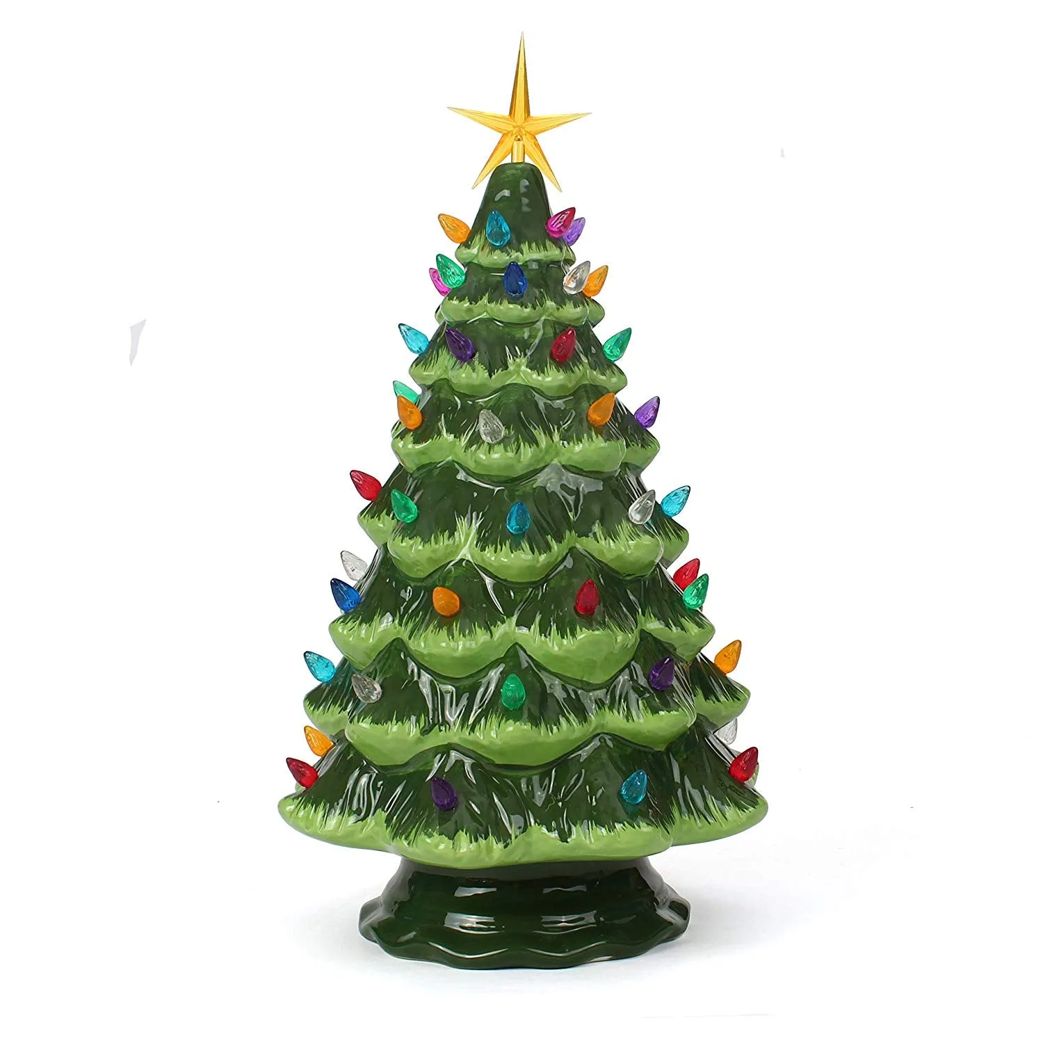 Green Ceramic Christmas Tree - Large