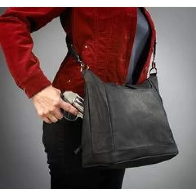 GTM Original Large Hobo Sac Leather Crossbody Purse