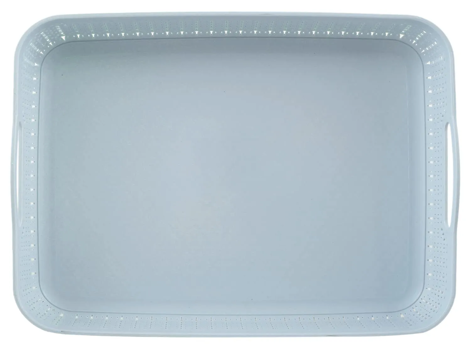 Heart Home Q-4 Designer Plastic Storage Basket For Store Fruits, Vegetables, Magazines, Cosmetics, Stationary Pack of 3 (Brown & Brown & Grey)-50HH01600