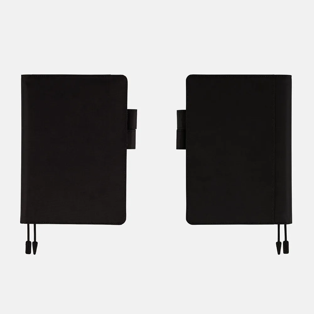 Hobonichi 2025 A5 Cover Colors: Black x Clear Blue