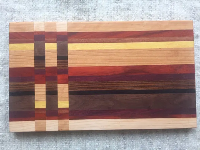 Honorable Oak Large Exotic Wood Cutting Board