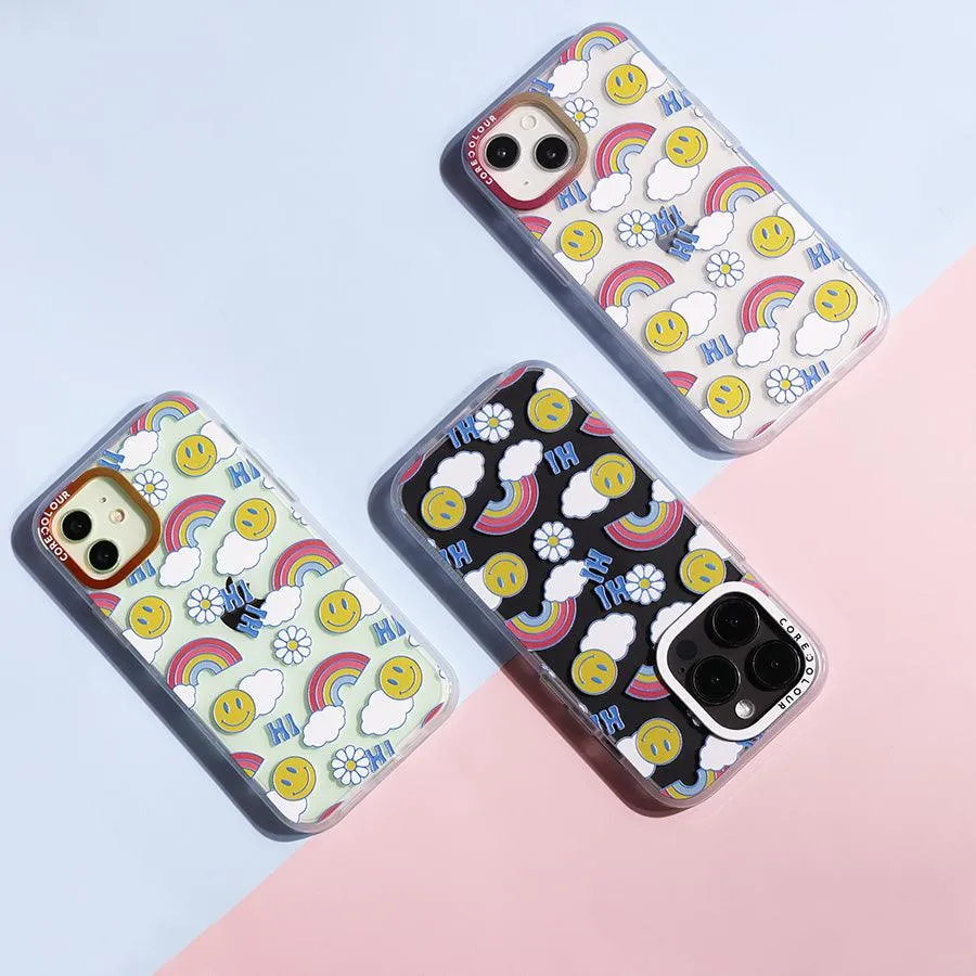 iPhone 12 Pro Max Hi There! Rainbow Phone Case Magsafe Compatible