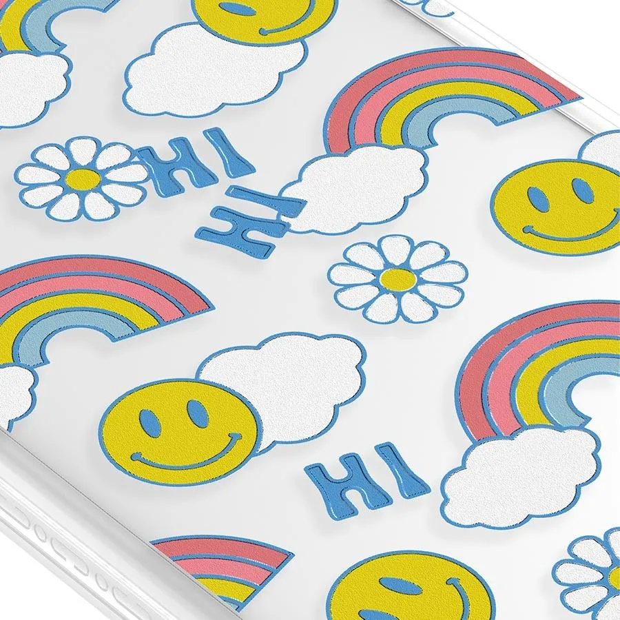 iPhone 12 Pro Max Hi There! Rainbow Phone Case Magsafe Compatible