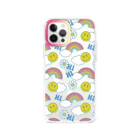 iPhone 12 Pro Max Hi There! Rainbow Phone Case Magsafe Compatible