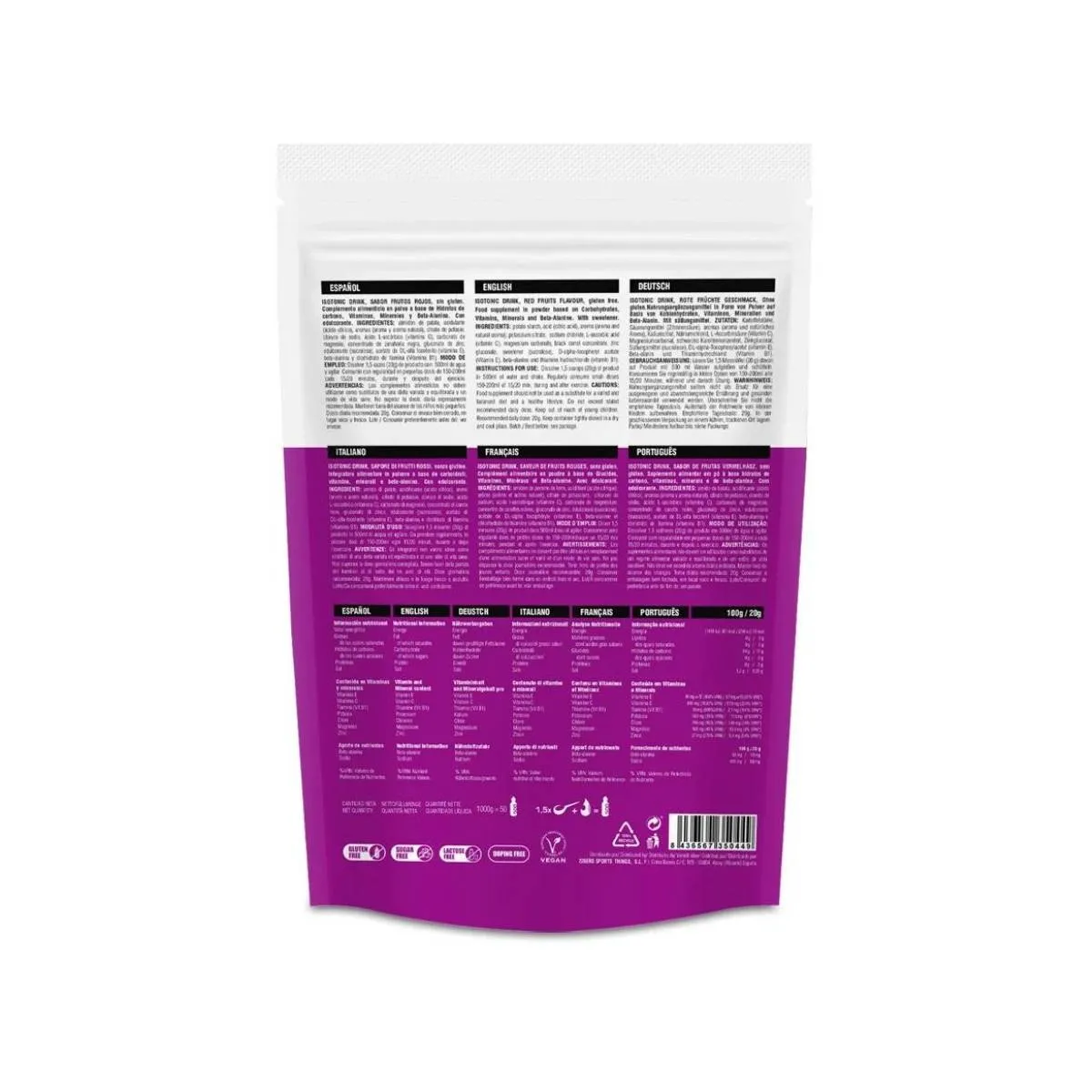 Isotonic Drink 226ERS - 500gr Red Fruits