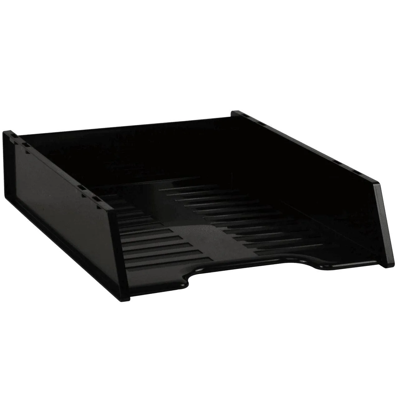 Italplast Document Filing Trays Black Green Recycled Box 10