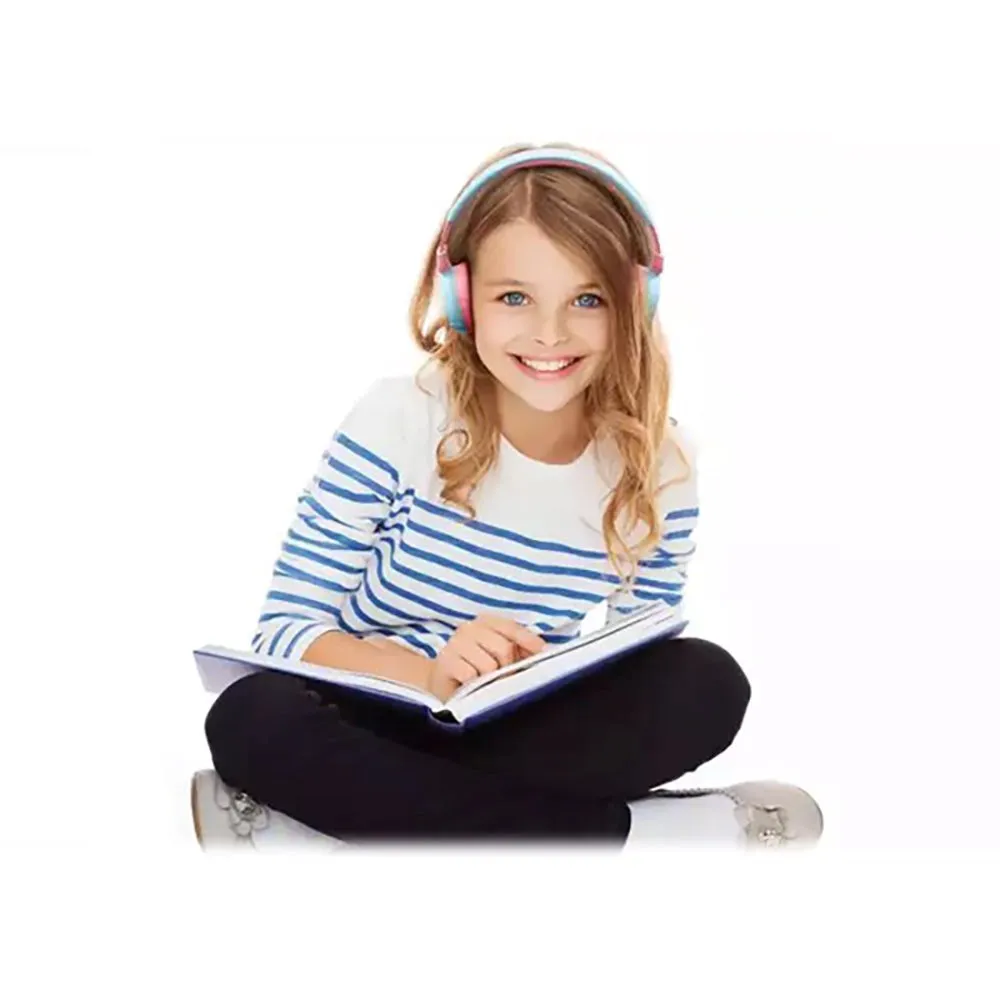 JBL JR310BT - Bluetooth Høretelefoner Til Børn m. Mikrofon - Blå / Lyserød