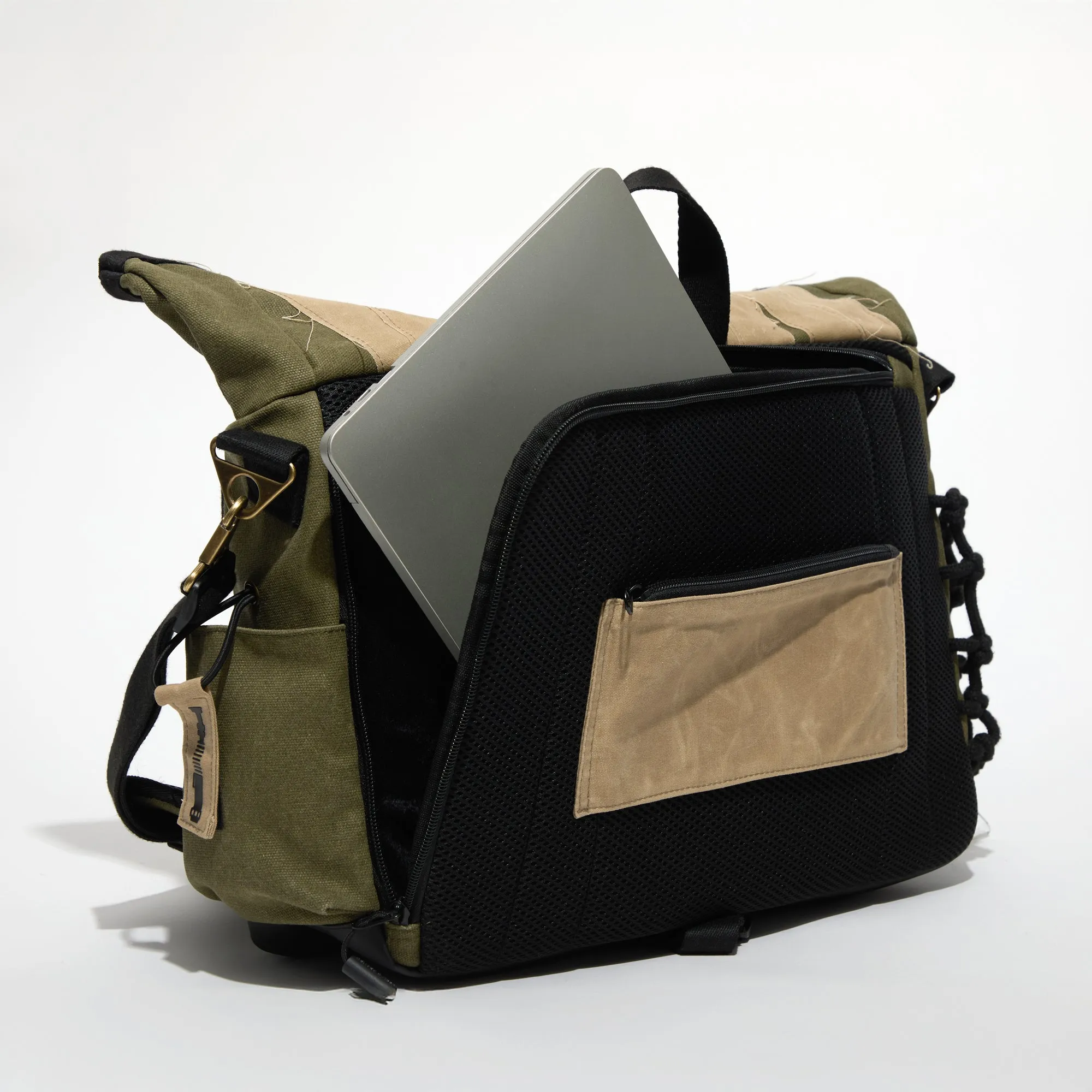 Jedi Convertible Roll Top Messenger Bag