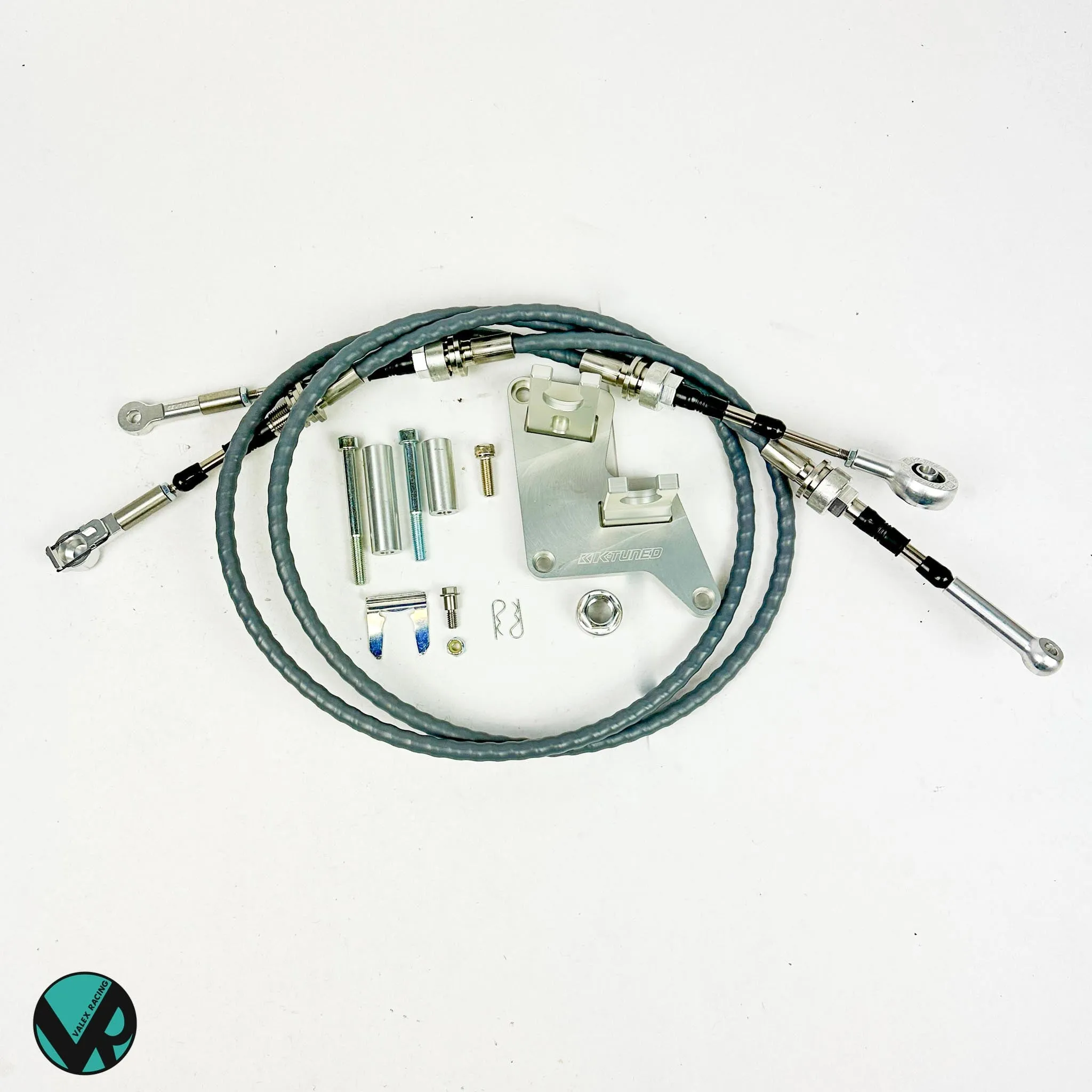 K Tuned Race-Spec Shifter Cables and Trans Bracket for AWD B-Series
