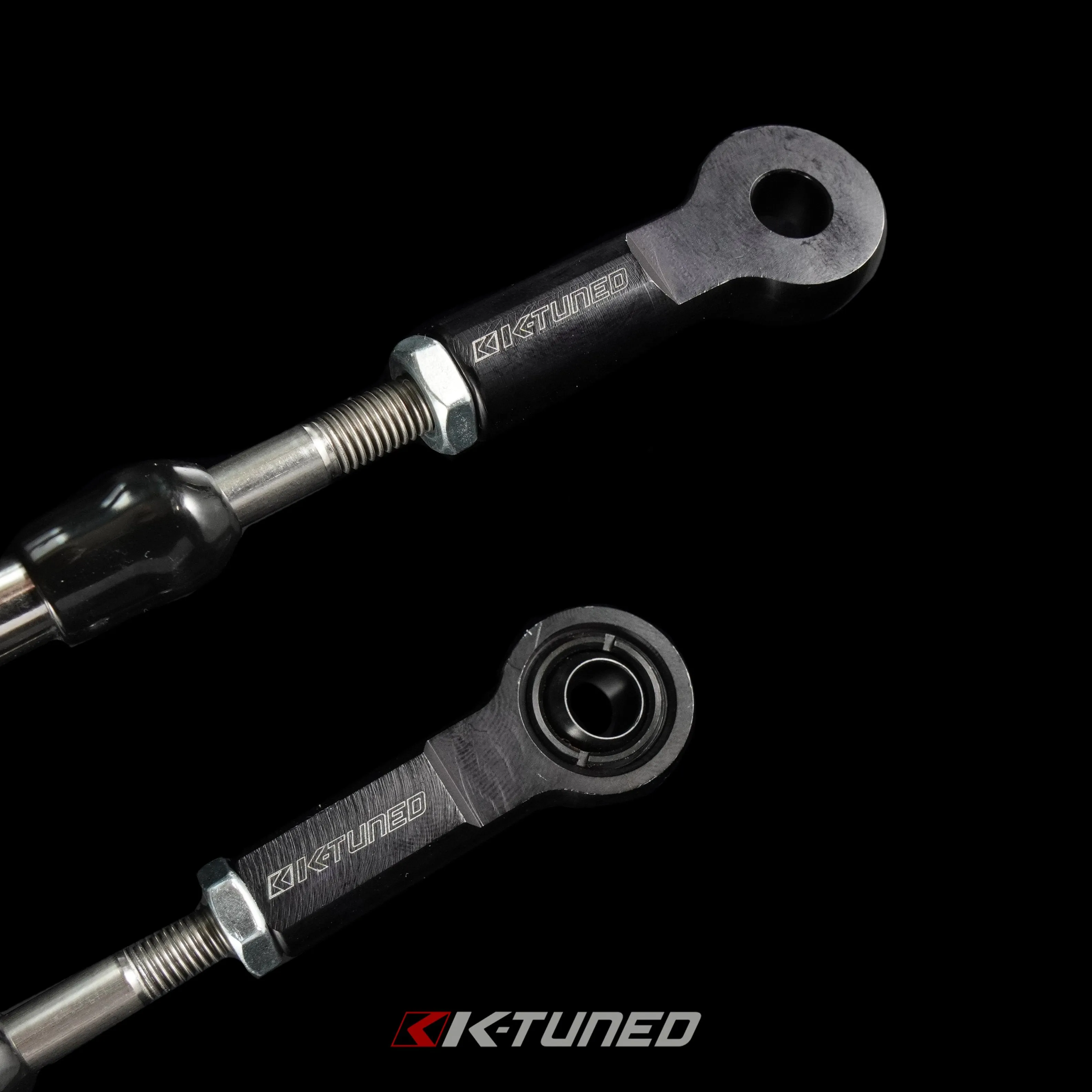 K-Tuned Shifter Cables - Race-Spec Shifter Cables (w/ Billet Trans Bracket) - KTD-SFT-RR2