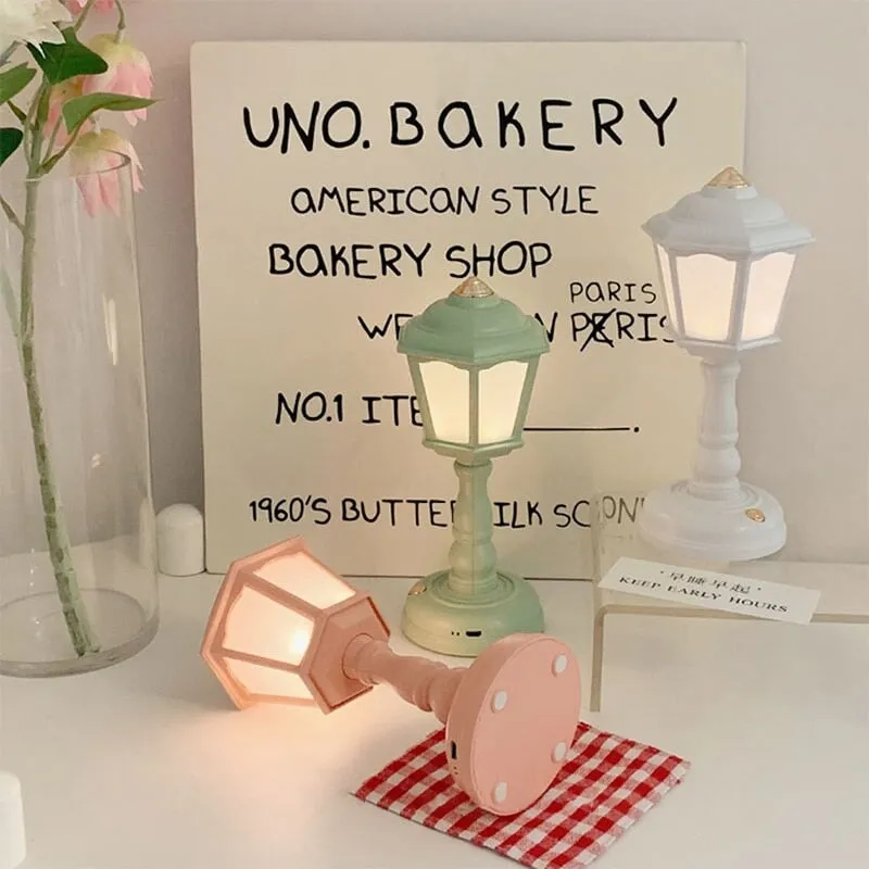 Kawaii Mini Street Lamp LED Night Light