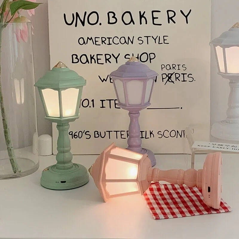 Kawaii Mini Street Lamp LED Night Light