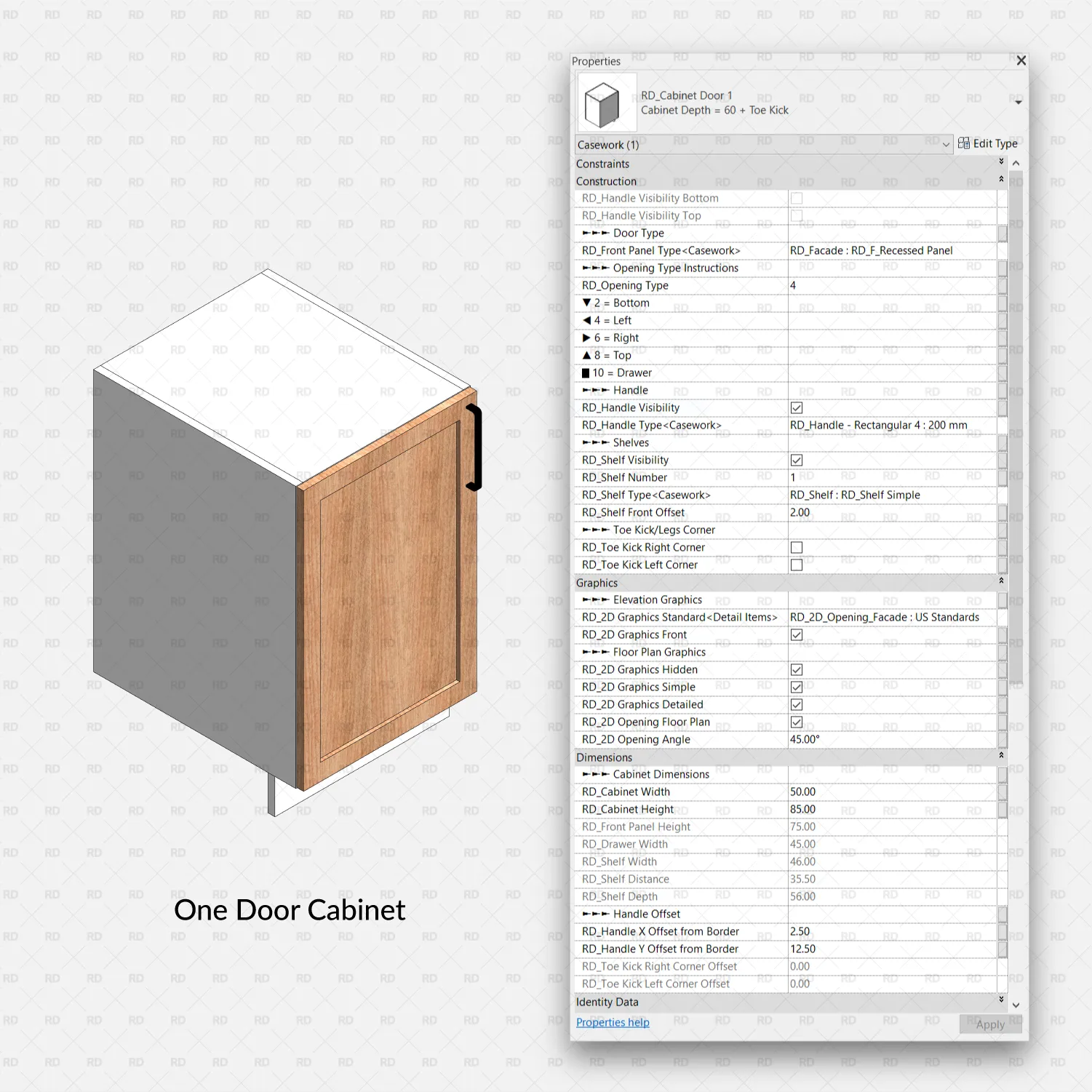 Kitchen Revit Families - Professional