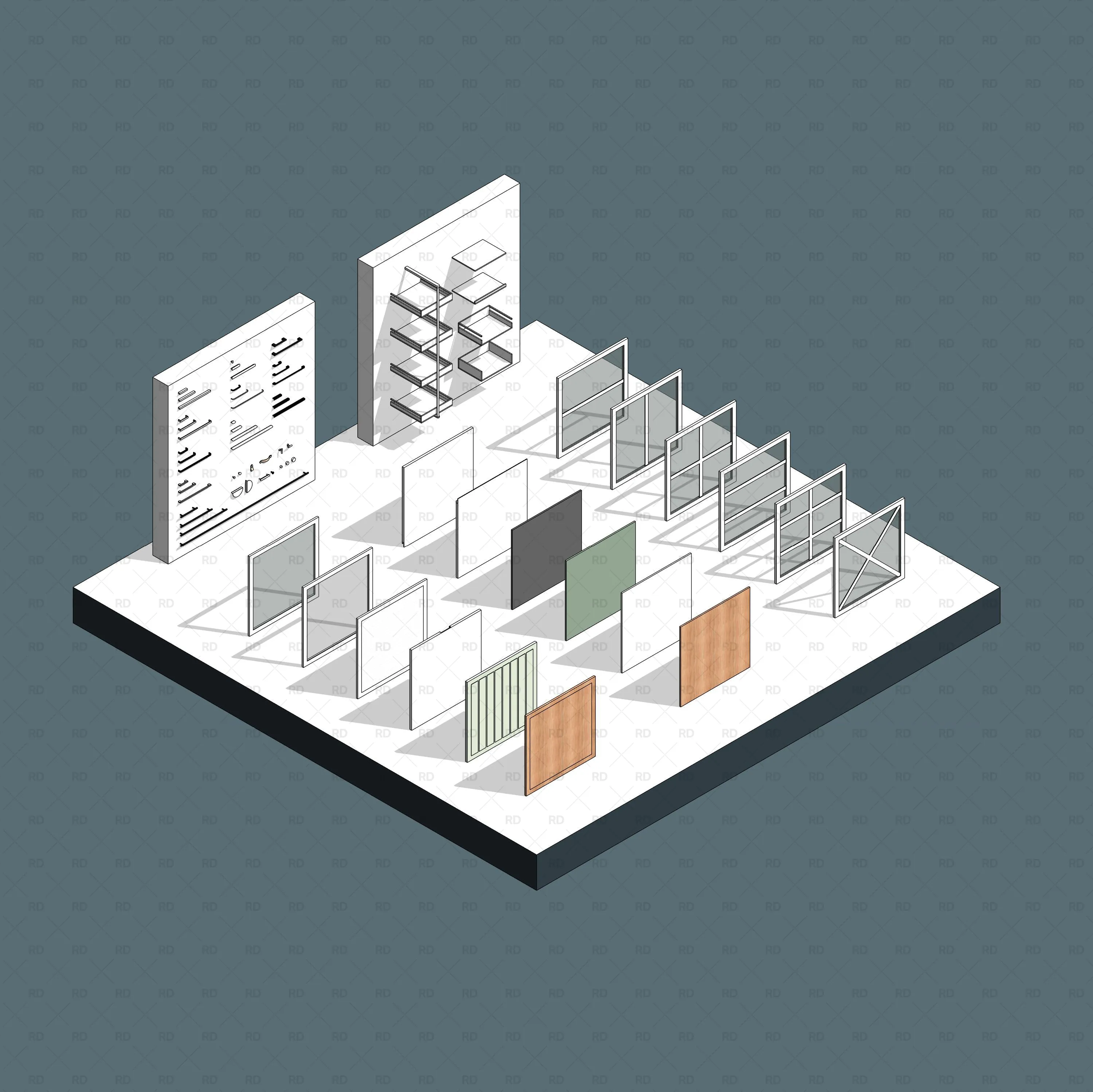 Kitchen Revit Families - Professional
