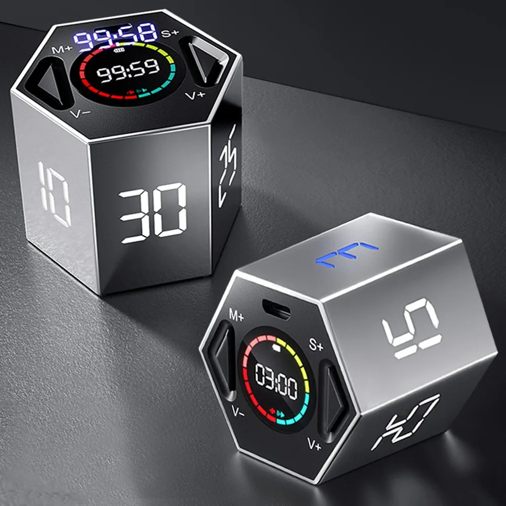 Kitchen Timer LED Digital For Shower/Study/Cooking Stopwatch Magnetic Electronic Countdown 60 Minutes YouTube-Ticktime