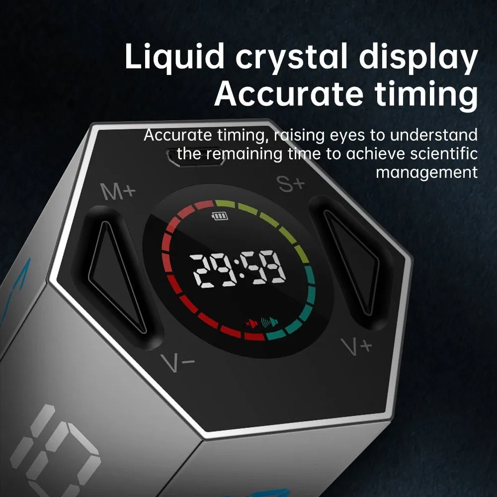 Kitchen Timer LED Digital For Shower/Study/Cooking Stopwatch Magnetic Electronic Countdown 60 Minutes YouTube-Ticktime