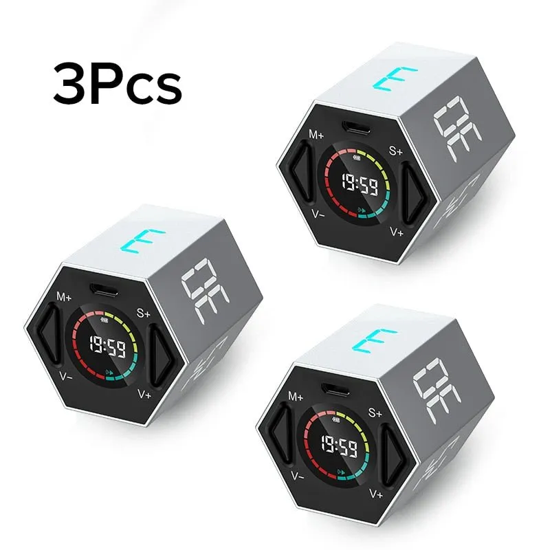 Kitchen Timer LED Digital For Shower/Study/Cooking Stopwatch Magnetic Electronic Countdown 60 Minutes YouTube-Ticktime
