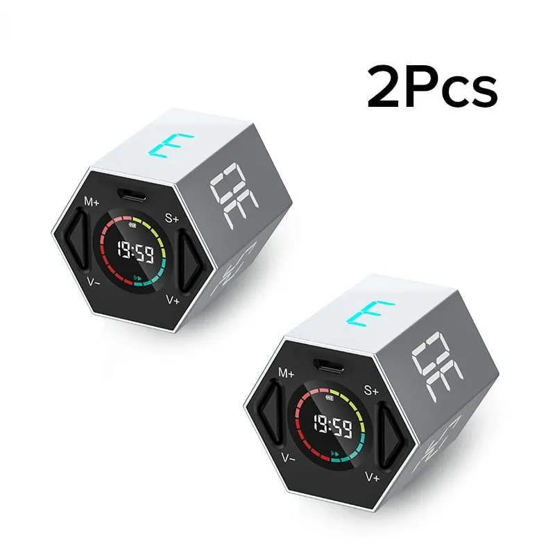 Kitchen Timer LED Digital For Shower/Study/Cooking Stopwatch Magnetic Electronic Countdown 60 Minutes YouTube-Ticktime