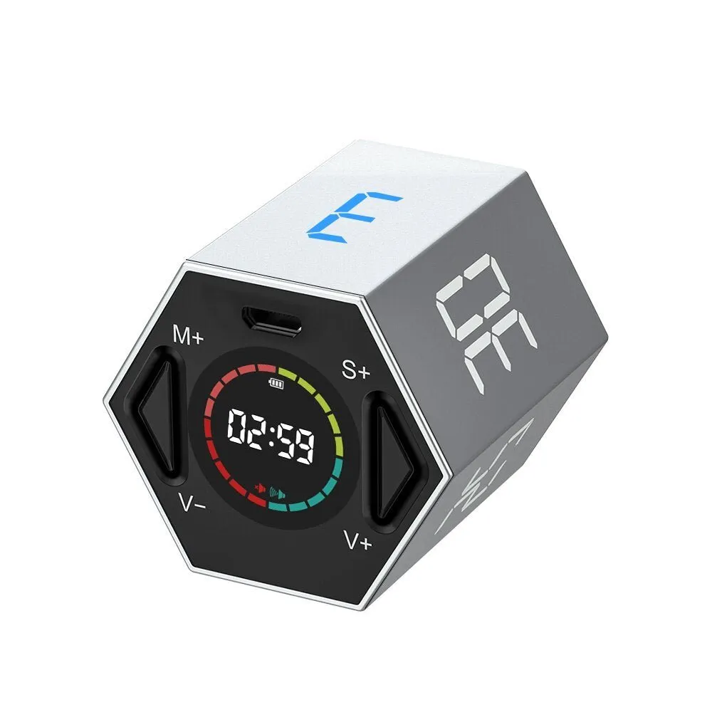 Kitchen Timer LED Digital For Shower/Study/Cooking Stopwatch Magnetic Electronic Countdown 60 Minutes YouTube-Ticktime