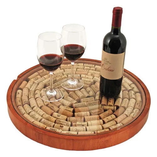 Lazy Susan: Cork Display